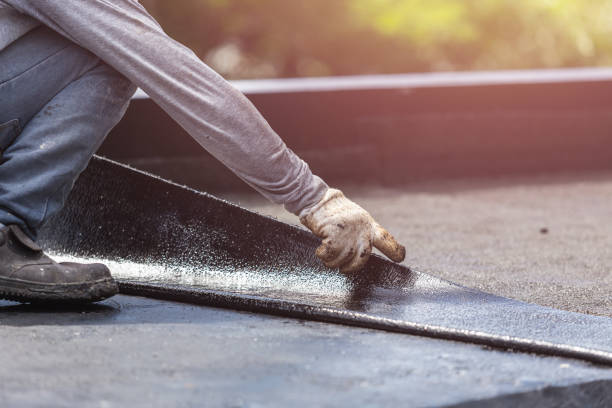 Professional Waterproofing technician working in Englewood, NJ